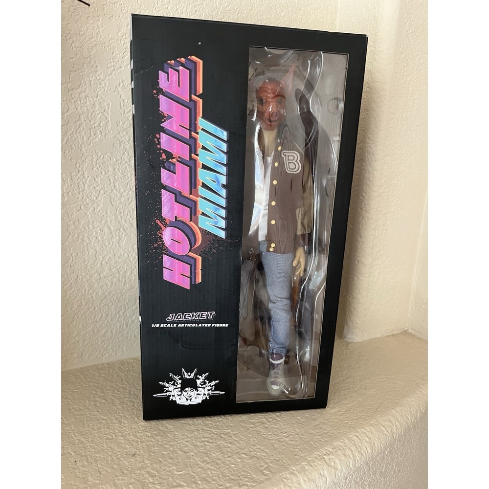 Hotline Miami Jacket Figure Statue Limited Run Biker Tony Richard Aubrey Masks